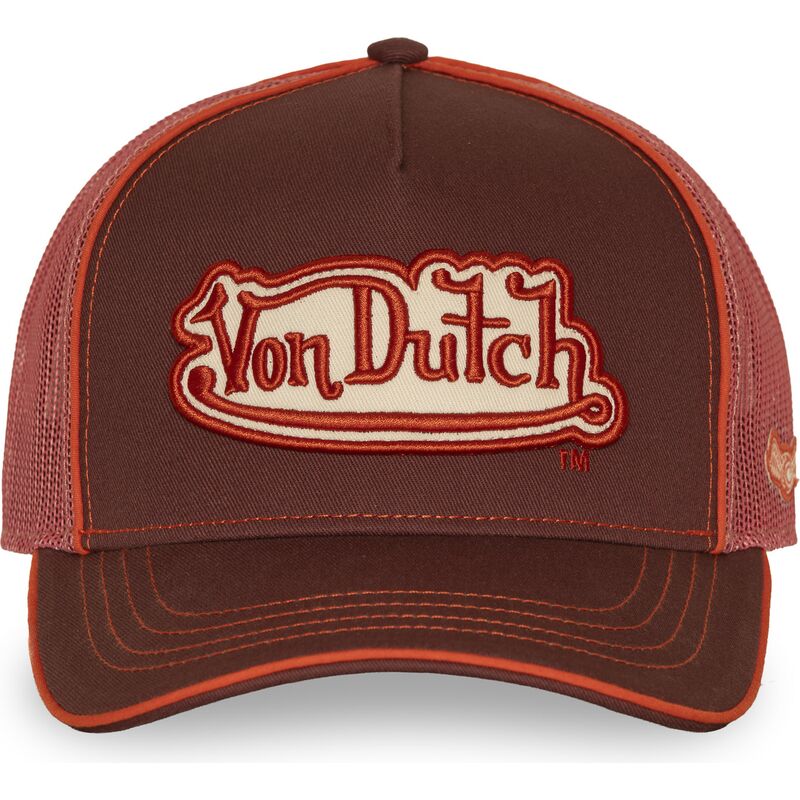 casquette-trucker-multicolore-corail-von-dutch casquette-trucker-multicolore-corail-von-dutch