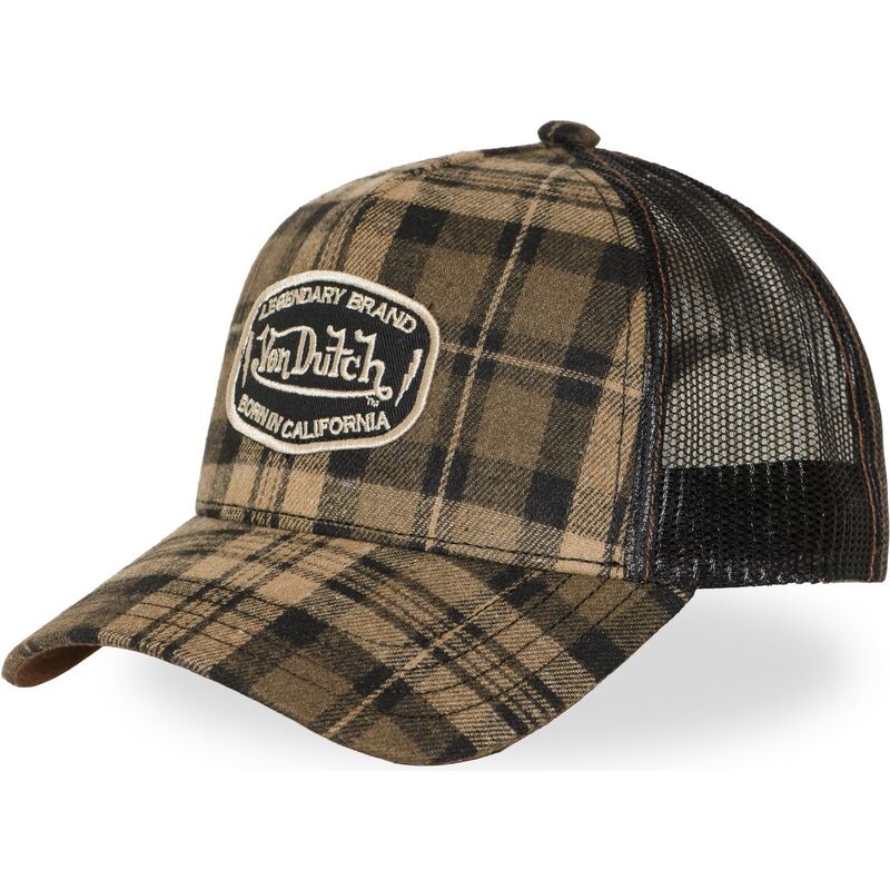 casquette-trucker-marron-et-noire-car08-von-dutch casquette-trucker-marron-et-noire-car08-von-dutch