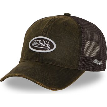Mützen gebogen braun snapback MAC17 von Von Dutch