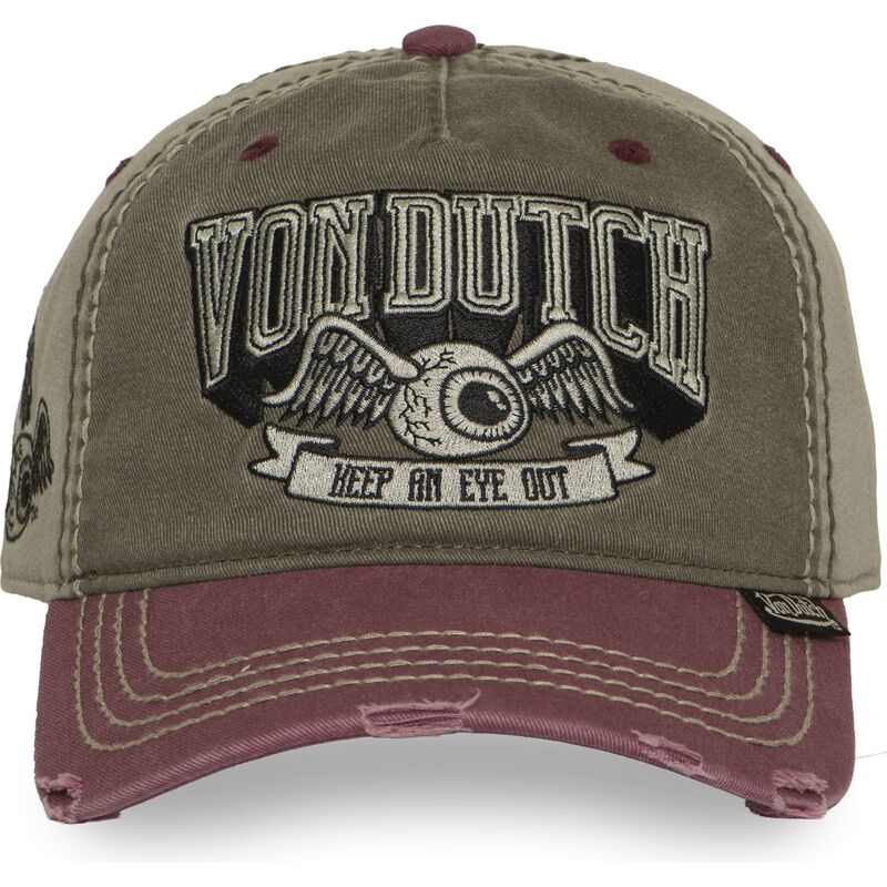 casquette-courbee-multicolore-ajustable-retro17-von-dutch casquette-courbee-multicolore-ajustable-retro17-von-dutch