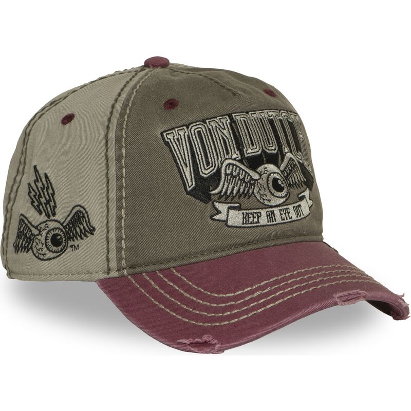 casquette-courbee-multicolore-ajustable-retro17-von-dutch casquette-courbee-multicolore-ajustable-retro17-von-dutch