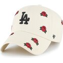 casquette-courbee-beige-ajustable-clean-up-scatter-los-angeles-dodgers-mlb-47-brand