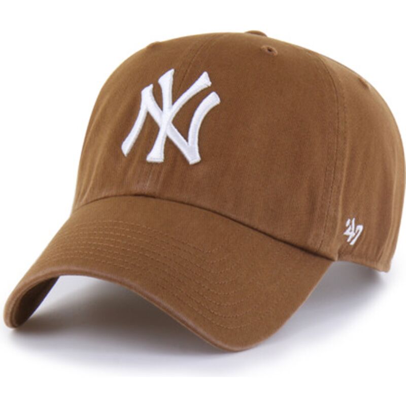 mutzen-gebogen-braun-verstellbares-band-clean-up-pinecone-der-new-york-yankees-mlb-von-47-brand mutzen-gebogen-braun-verstellbares-band-clean-up-pinecone-der-new-york-yankees-mlb-von-47-brand