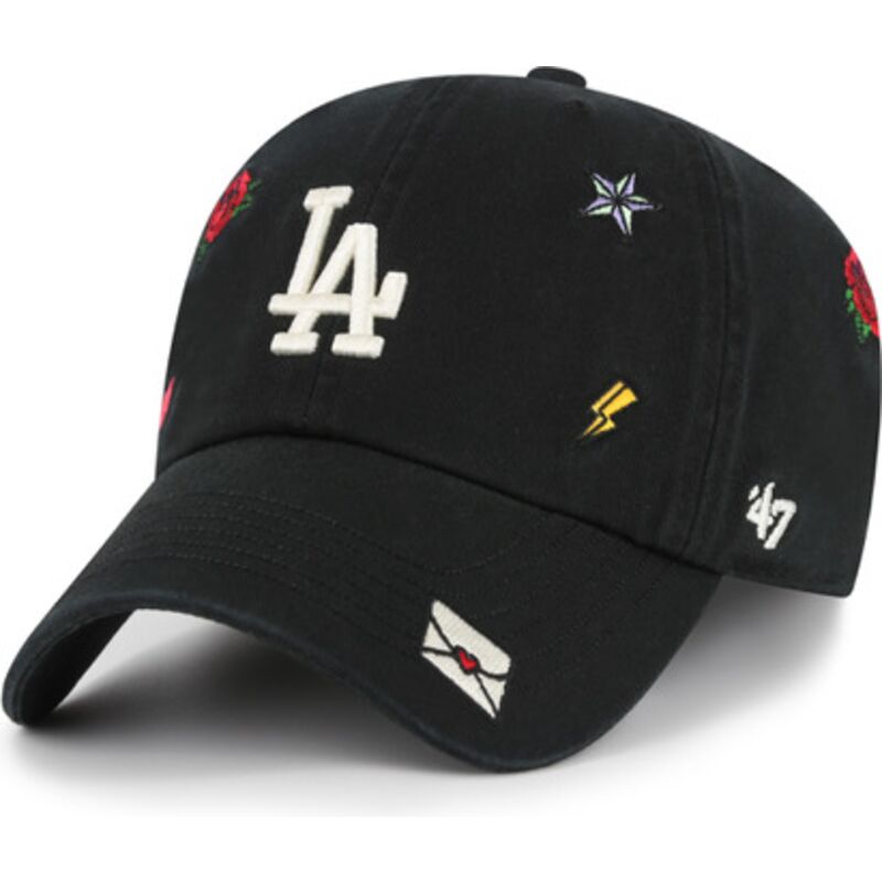 mutzen-gebogen-schwarz-verstellbares-band-clean-up-multi-scatter-der-los-angeles-dodgers-mlb-von-47-brand mutzen-gebogen-schwarz-verstellbares-band-clean-up-multi-scatter-der-los-angeles-dodgers-mlb-von-47-brand