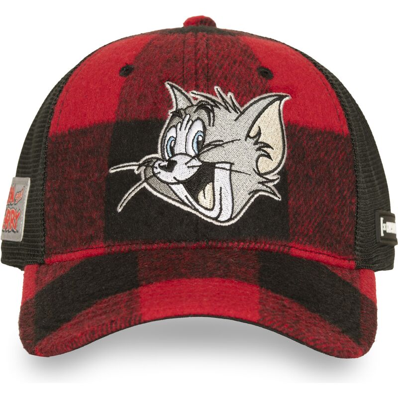 casquette-trucker-rouge-et-noire-tom-taj9-tom-looney-tunes-capslab casquette-trucker-rouge-et-noire-tom-taj9-tom-looney-tunes-capslab