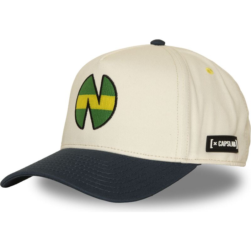 casquette-courbee-beige-et-bleue-marine-snapback-olivier-atton-oet2-pat-olive-et-tom-capslab casquette-courbee-beige-et-bleue-marine-snapback-olivier-atton-oet2-pat-olive-et-tom-capslab