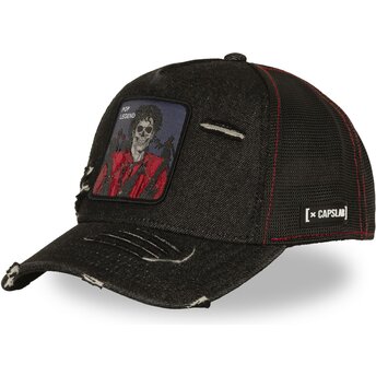 Casquette trucker noire Michael Jackson Pop Legend STA1 POP Famous Capslab