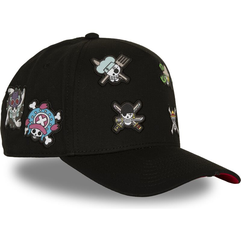 casquette-courbee-noire-snapback-straw-hat-pirates-op8-fla-one-piece-capslab casquette-courbee-noire-snapback-straw-hat-pirates-op8-fla-one-piece-capslab