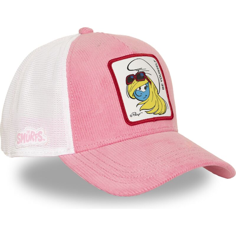 casquette-trucker-rose-et-blanche-la-schtroumpfette-smu3-sof-les-schtroumpfs-capslab
