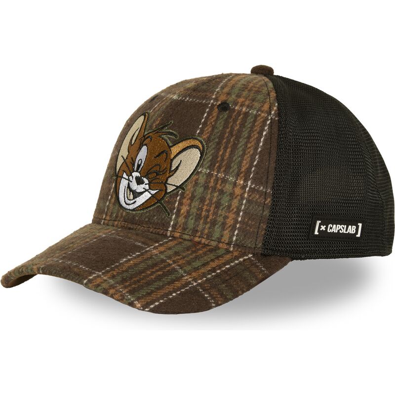 casquette-trucker-marron-et-noire-jerry-taj9-jer-looney-tunes-capslab casquette-trucker-marron-et-noire-jerry-taj9-jer-looney-tunes-capslab
