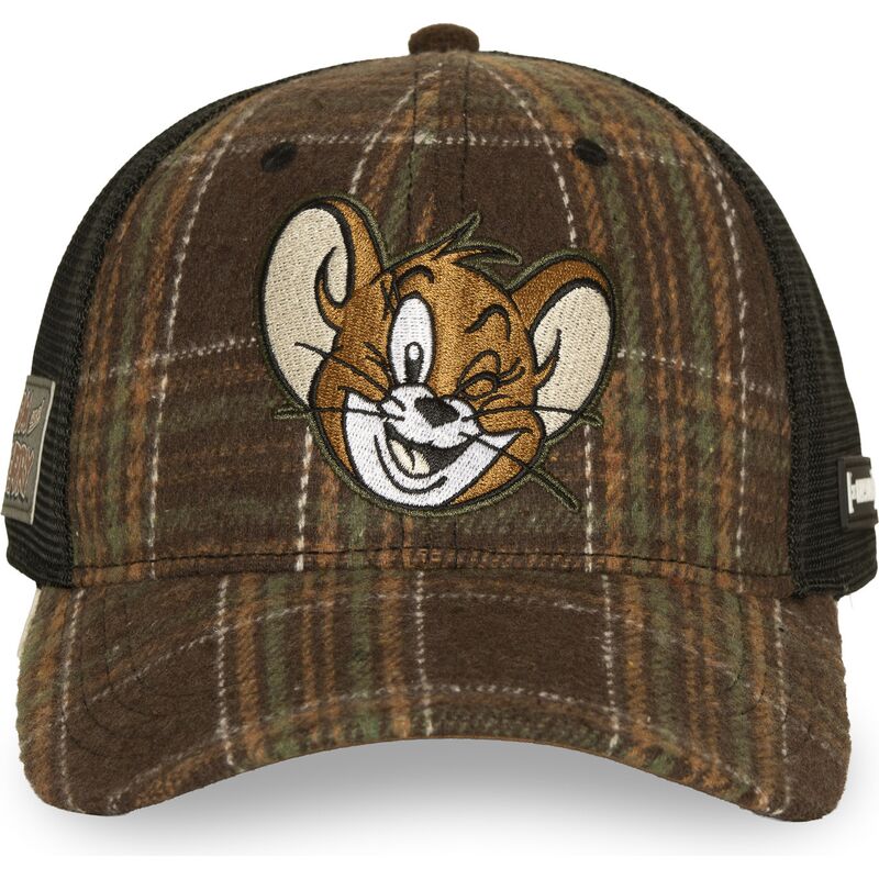 casquette-trucker-marron-et-noire-jerry-taj9-jer-looney-tunes-capslab casquette-trucker-marron-et-noire-jerry-taj9-jer-looney-tunes-capslab