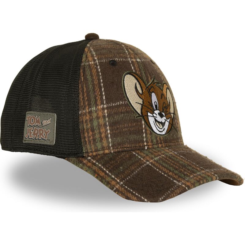 casquette-trucker-marron-et-noire-jerry-taj9-jer-looney-tunes-capslab casquette-trucker-marron-et-noire-jerry-taj9-jer-looney-tunes-capslab