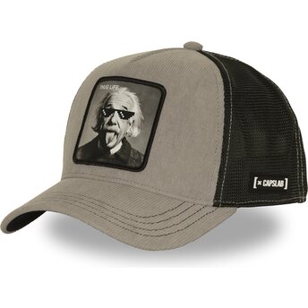 Mützen gebogen grau snapback Thug Life ART1 THUG Albert Einstein Famous von Capslab