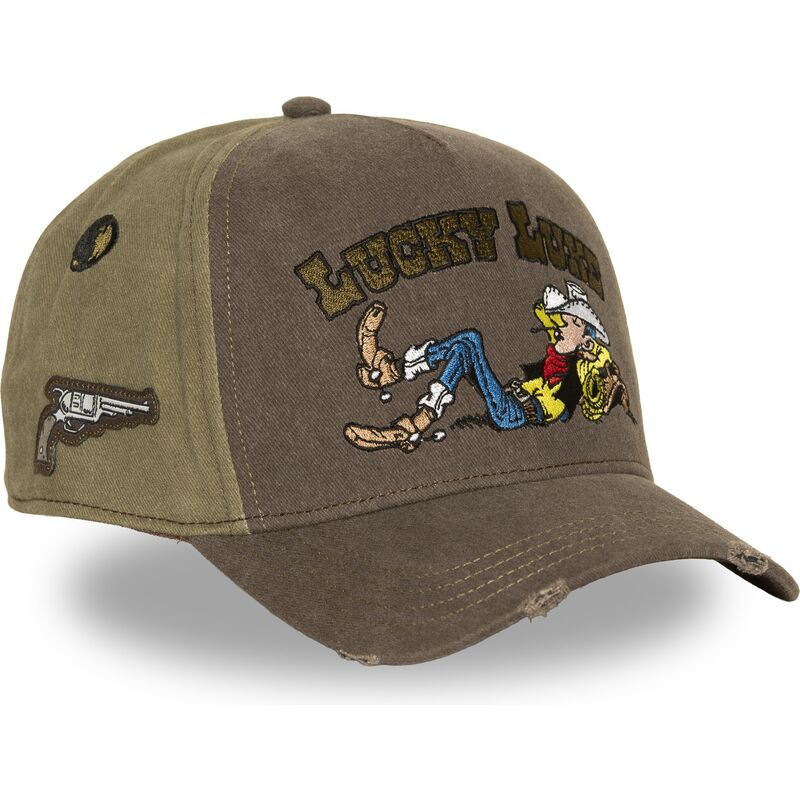 mutzen-gebogen-braun-snapback-lck4-luc-lucky-luke-von-capslab