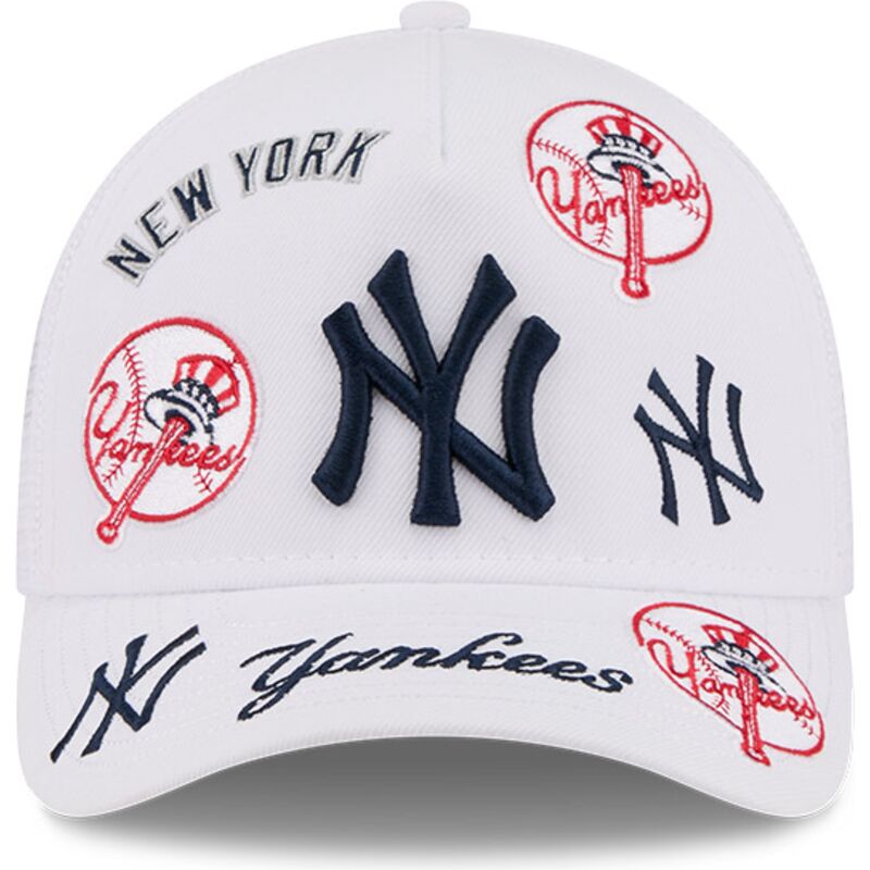 casquette-trucker-blanche-9forty-m-crown-a-frame-all-over-new-york-yankees-mlb-new-era casquette-trucker-blanche-9forty-m-crown-a-frame-all-over-new-york-yankees-mlb-new-era