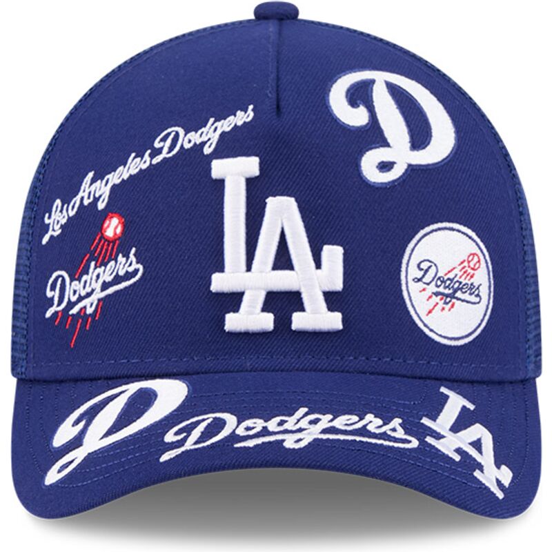 casquette-trucker-bleue-9forty-m-crown-a-frame-all-over-los-angeles-dodgers-mlb-new-era