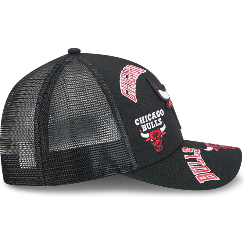 mutzen-gebogen-schwarz-snapback-9forty-m-crown-a-frame-all-over-der-chicago-bulls-nba-von-new-era