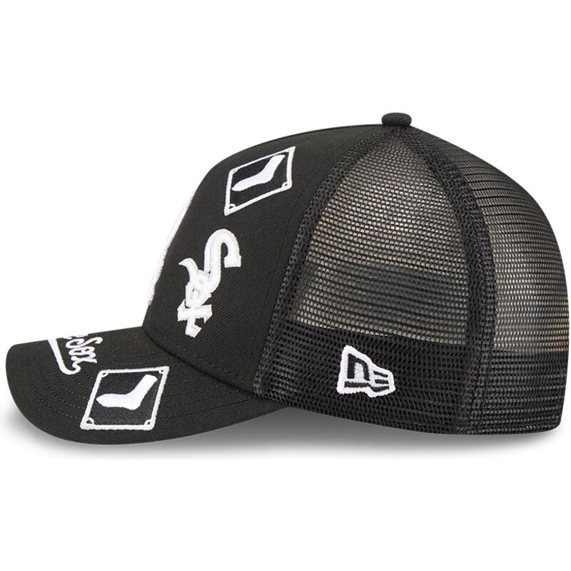mutzen-gebogen-schwarz-snapback-9forty-m-crown-a-frame-all-over-der-chicago-white-sox-mlb-von-new-era