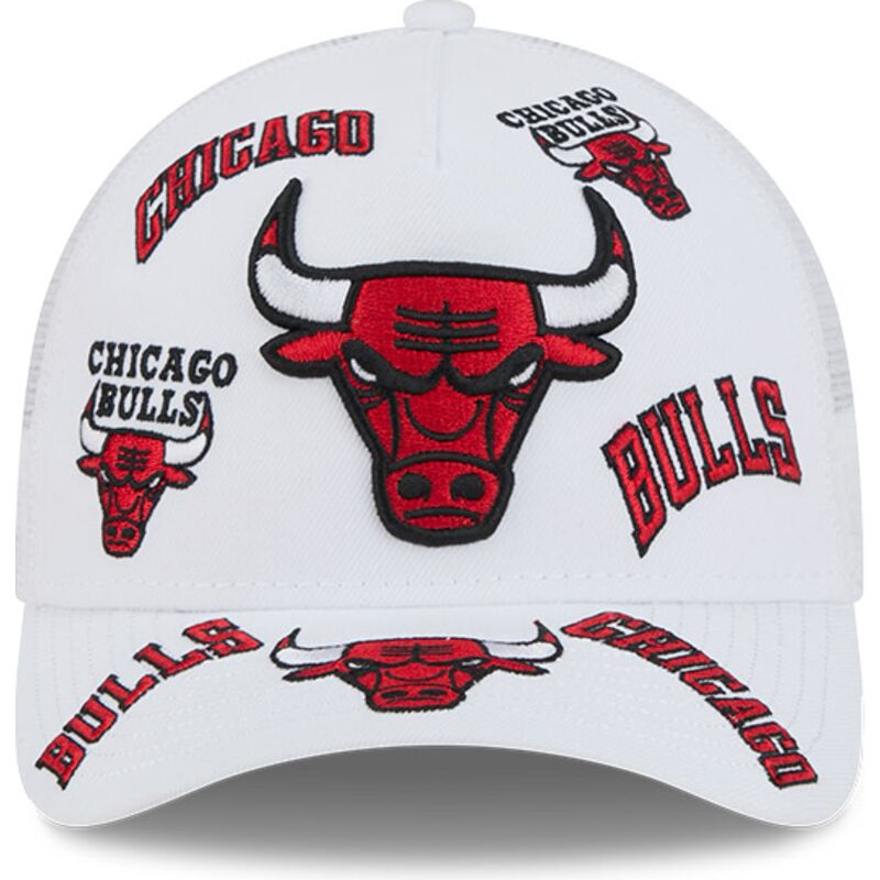 casquette-trucker-blanche-9forty-m-crown-a-frame-all-over-chicago-bulls-nba-new-era