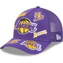 casquette-trucker-violette-9forty-m-crown-a-frame-all-over-los-angeles-lakers-nba-new-era