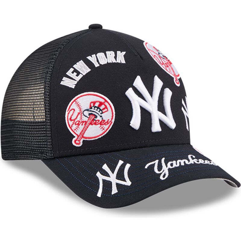 mutzen-gebogen-marineblau-snapback-9forty-m-crown-a-frame-all-over-der-new-york-yankees-mlb-von-new-era mutzen-gebogen-marineblau-snapback-9forty-m-crown-a-frame-all-over-der-new-york-yankees-mlb-von-new-era