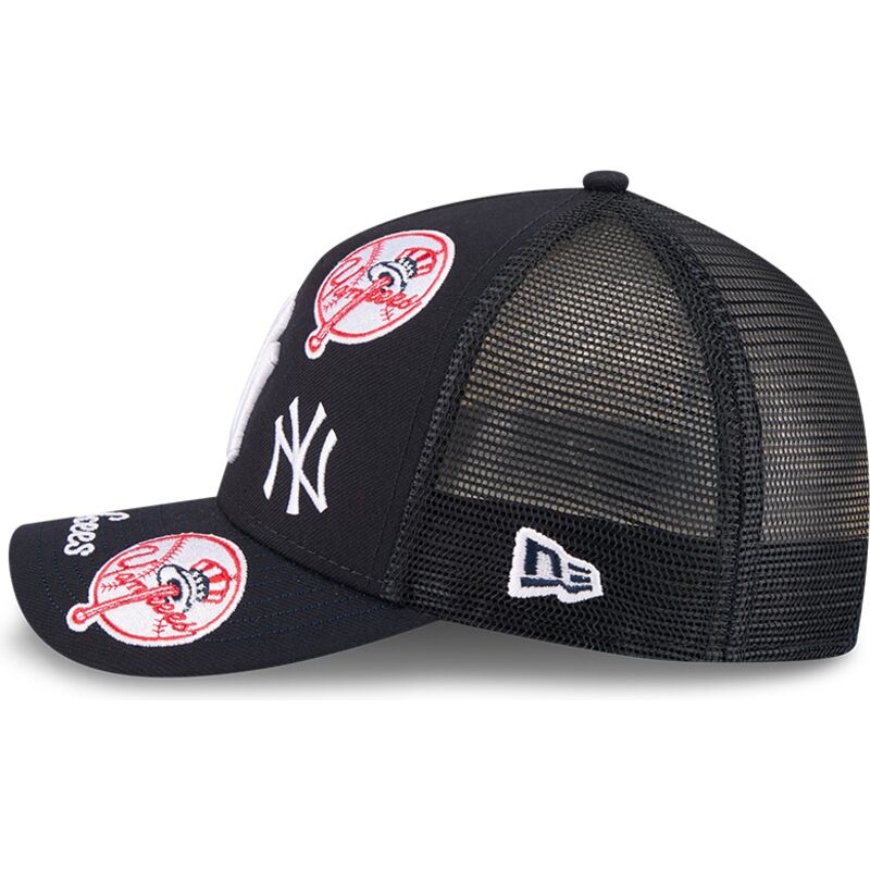 casquette-trucker-bleue-marine-9forty-m-crown-a-frame-all-over-new-york-yankees-mlb-new-era casquette-trucker-bleue-marine-9forty-m-crown-a-frame-all-over-new-york-yankees-mlb-new-era