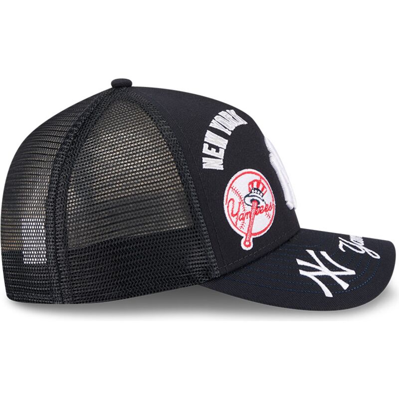 mutzen-gebogen-marineblau-snapback-9forty-m-crown-a-frame-all-over-der-new-york-yankees-mlb-von-new-era mutzen-gebogen-marineblau-snapback-9forty-m-crown-a-frame-all-over-der-new-york-yankees-mlb-von-new-era