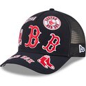 mutzen-gebogen-marineblau-snapback-9forty-m-crown-a-frame-all-over-der-boston-red-sox-mlb-von-new-era