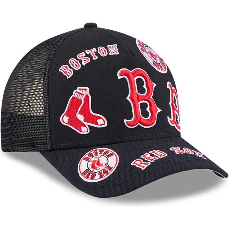 mutzen-gebogen-marineblau-snapback-9forty-m-crown-a-frame-all-over-der-boston-red-sox-mlb-von-new-era mutzen-gebogen-marineblau-snapback-9forty-m-crown-a-frame-all-over-der-boston-red-sox-mlb-von-new-era