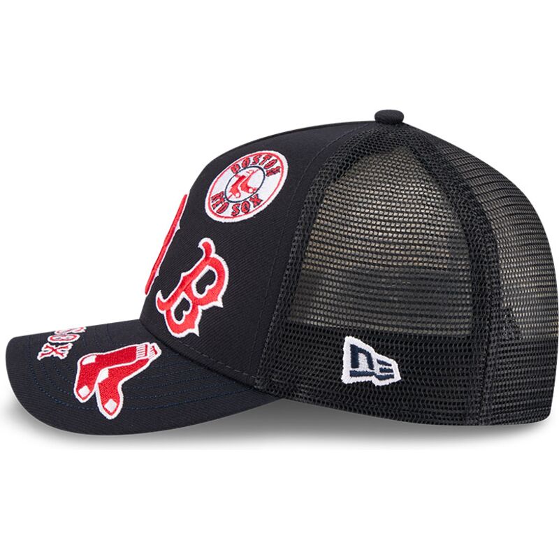 mutzen-gebogen-marineblau-snapback-9forty-m-crown-a-frame-all-over-der-boston-red-sox-mlb-von-new-era mutzen-gebogen-marineblau-snapback-9forty-m-crown-a-frame-all-over-der-boston-red-sox-mlb-von-new-era