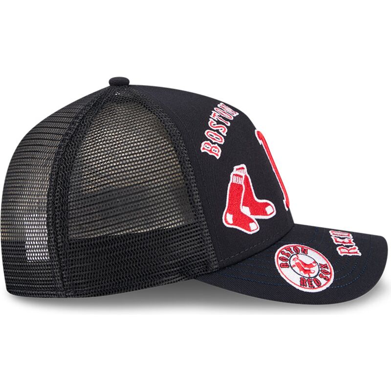 mutzen-gebogen-marineblau-snapback-9forty-m-crown-a-frame-all-over-der-boston-red-sox-mlb-von-new-era mutzen-gebogen-marineblau-snapback-9forty-m-crown-a-frame-all-over-der-boston-red-sox-mlb-von-new-era