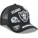 casquette-trucker-noire-9forty-m-crown-a-frame-all-over-las-vegas-raiders-nfl-new-era