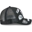 mutzen-gebogen-schwarz-snapback-9forty-m-crown-a-frame-all-over-der-las-vegas-raiders-nfl-von-new-era