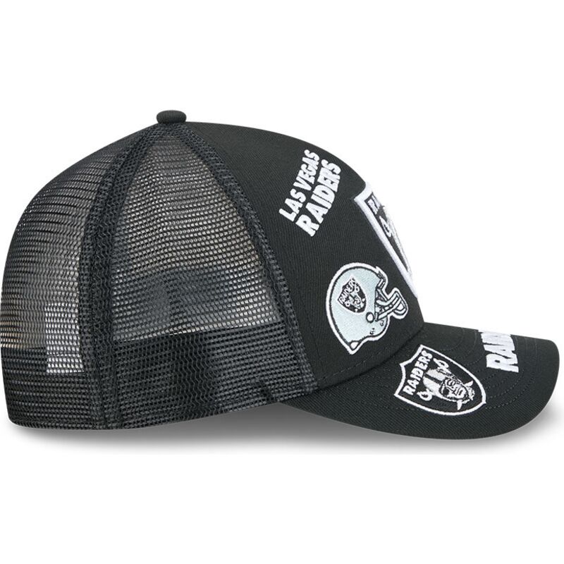 casquette-trucker-noire-9forty-m-crown-a-frame-all-over-las-vegas-raiders-nfl-new-era