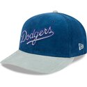 mutzen-gebogen-blau-snapback-9fifty-9fifity-two-tone-cord-der-los-angeles-dodgers-mlb-von-new-era
