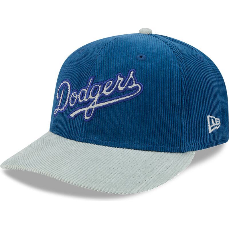 casquette-courbee-bleue-snapback-9fifity-two-tone-cord-los-angeles-dodgers-mlb-new-era