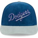 casquette-courbee-bleue-snapback-9fifity-two-tone-cord-los-angeles-dodgers-mlb-new-era