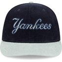 casquette-courbee-bleue-marine-snapback-9fifity-two-tone-cord-new-york-yankees-mlb-new-era