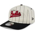 mutzen-gebogen-beige-snapback-19twenty-pinstripe-der-chicago-bulls-nba-von-new-era