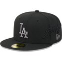 mutzen-flach-schwarz-angepasst-59fifty-side-script-der-los-angeles-dodgers-mlb-von-new-era
