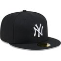 mutzen-flach-schwarz-angepasst-59fifty-rhinestone-badge-der-new-york-yankees-mlb-von-new-era