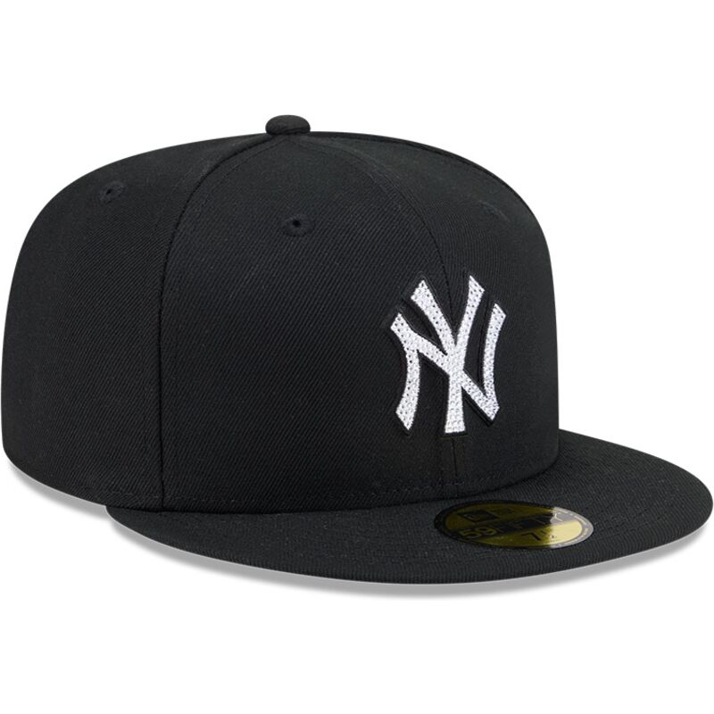 mutzen-flach-schwarz-angepasst-59fifty-rhinestone-badge-der-new-york-yankees-mlb-von-new-era
