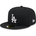 mutzen-flach-schwarz-angepasst-59fifty-rhinestone-der-los-angeles-dodgers-mlb-von-new-era