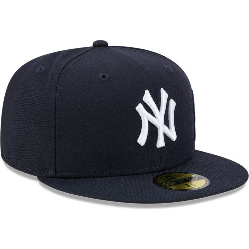casquette-plate-bleue-marine-ajustee-59fifty-side-script-new-york-yankees-mlb-new-era