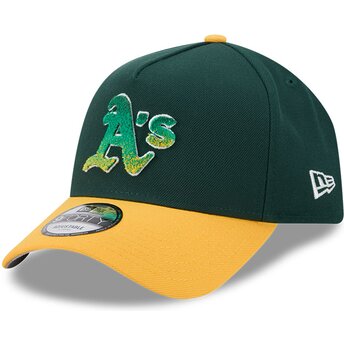 Mützen gebogen grün snapback 9FORTY A Frame NA Lifestyle F1 der Oakland Athletics MLB von New Era