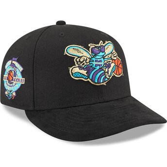 Casquette courbée noire snapback 9FIFTY NA Lifestyle F1 Charlotte Hornets NBA New Era