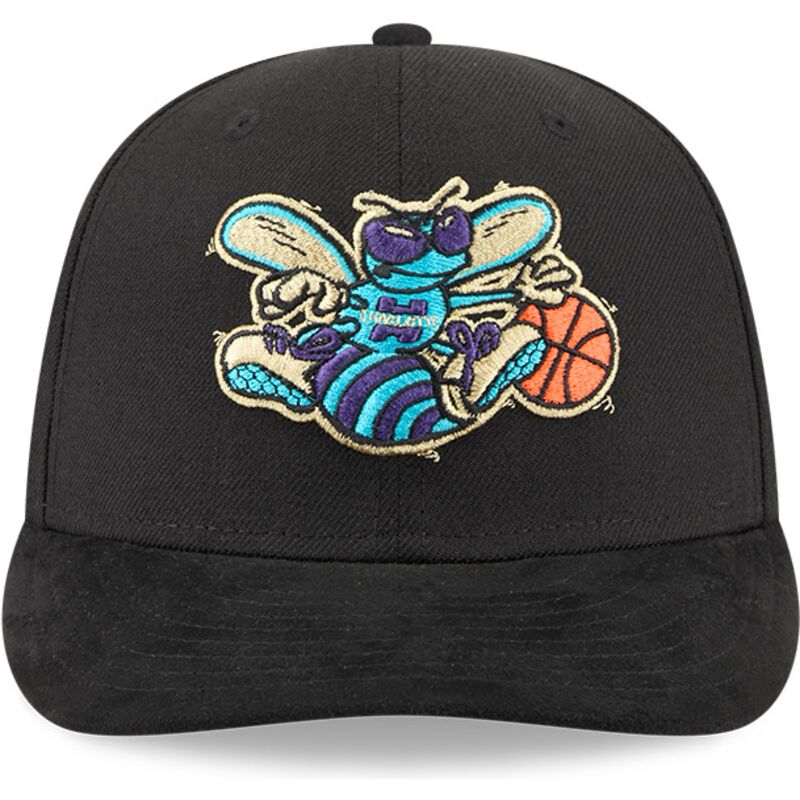 casquette-courbee-noire-snapback-9fifty-na-lifestyle-f1-charlotte-hornets-nba-new-era