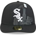 casquette-courbee-noire-ajustee-59fifty-pin-na-lifestyle-f1-chicago-white-sox-mlb-new-era