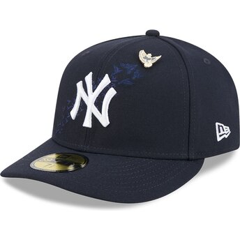 Casquette courbée bleue marine ajustée 59FIFTY Pin NA Lifestyle F1 New York Yankees MLB New Era