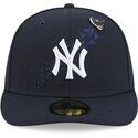mutzen-gebogen-marineblau-angepasst-59fifty-pin-na-lifestyle-f1-der-new-york-yankees-mlb-von-new-era